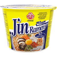 Ottogi Jin Ramen (Mild) - Лапша со вкусом грибов 120 г