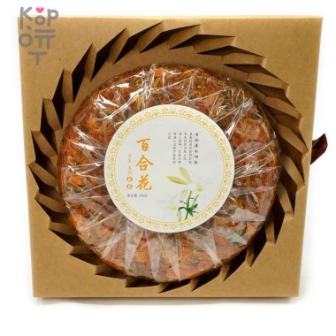 Цветочный чай &quot;Здоровье и Красота&quot; в подарочной упаковке - Лепестки Лилии, 200гр. — Корейские товары для всей семьи(КорОпт)