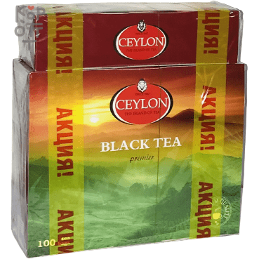 Ceylon Набор - Чай чёрный байховый Цейлон &quot;Премьер&quot; 100п+25п — Корейские товары для всей семьи(КорОпт)
