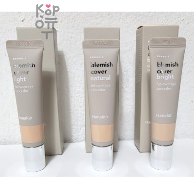 Hanskin Blemish Cover Concealer Natural - Консилер для маскировки недостатков (Natural) 12 г