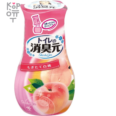 KOBAYASHI Oheyano Shoshugen - Жидкий дезодорант для комнаты с ароматом Персика 400мл.  — Корейские товары для всей семьи(КорОпт)