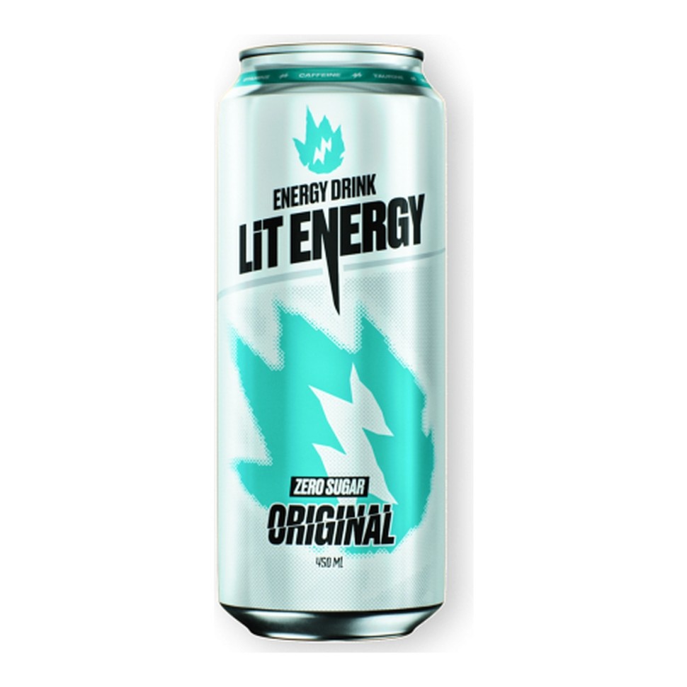 Напиток энергетический б/а Lit Energy Original zero 450 мл. 1*12, шт