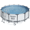 Каркасный бассейн Bestway Steel Pro MAX Frame Pool модель 56418, 366х100см(9150л.), купить с доставкой на дом фото 2 — Корейские товары для всей семьи(КорОпт)