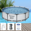 Каркасный бассейн Bestway Steel Pro MAX Frame Pool модель 56418, 366х100см(9150л.), купить с доставкой на дом фото 1 — Корейские товары для всей семьи(КорОпт)