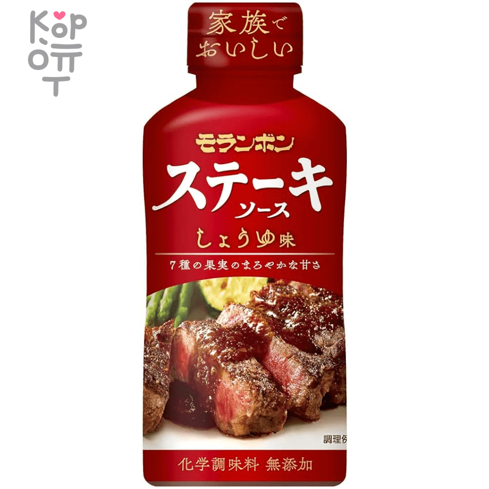 Steak Moranbong Sauce Soybean - Соус-маринад для жарки мяса со вкусом соевого соуса, 225гр., купить с доставкой на дом фото 1 — Корейские товары для всей семьи(КорОпт)