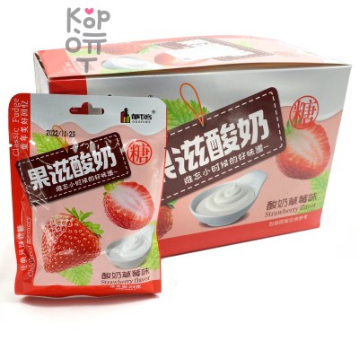 Жевательные конфеты DUSHIKE Childhood memory - "Незабываемый вкус детства" со вкусом фруктового йогурта и Клубники