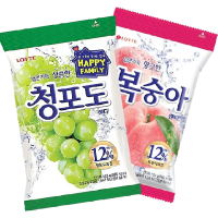 Lotte Peach Candy - Леденцовая карамель со вкусом белого Персика, 153гр.