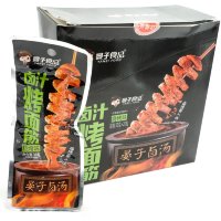 Снек Yanzi Food Запеченные Шашлычки на шпажке, со вкусом барбекю, 30гр.