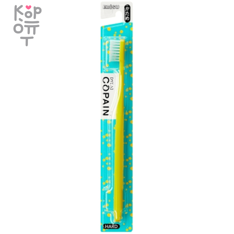 EBISU Copain - Зубная щетка в скандинавском стиле, жесткая, купить с доставкой на дом фото 1 — Корейские товары для всей семьи(КорОпт)