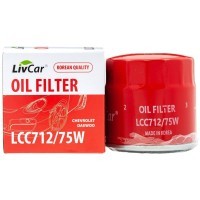 LIVCAR Oil Filter LCC712/75W - Масляный фильтр для CHEVROLET, DAEWOO 