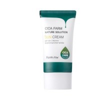 Farm Stay Cica Farm Nature Solution Sun Cream SPF50+ PA++++ Cолнцезащитный крем c центеллой азиатской, 50гр.