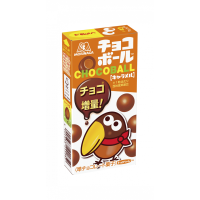Morinaga Chocoball Caramel - Карамель в шоколадной глазури 28гр.