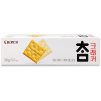 Crown Saltine Cham Crackers - Низкокалорийные крекеры “Чам” с чистым легким вкусом, 56 г, Коробка 24 шт.