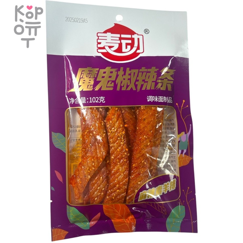 Снэк Maidong Foods Вегетарианский, Чили клуб - Дьявольский перец 102гр., нарезка, купить с доставкой на дом фото 1 &mdash; Корейские товары для всей семьи(КорОпт)