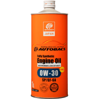 AUTOBACS Fully Synthetic ENGINE OIL FS 0W30 SP/GF-6A PAO - Синтетическое энергосберегающее моторное масло