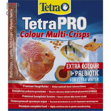 TetraPro Color Crisps корм-чипсы для улучшения окраса всех декоративных рыб 12 г (sachet) &mdash; Корейские товары для всей семьи(КорОпт)