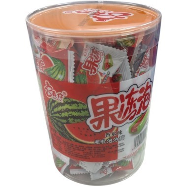 Жевательная резинка Мармелад Delicious Fudge с кусочками фруктов, со вкусом Арбуза &mdash; Корейские товары для всей семьи(КорОпт)