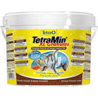 TetraMin XL корм для всех видов рыб крупные хлопья 10л. (ведро)
