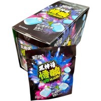 Кислая карамель Wusuan Sour Sandwich Candy - Тьма приняла вызов, кислятина со вкусом Черники