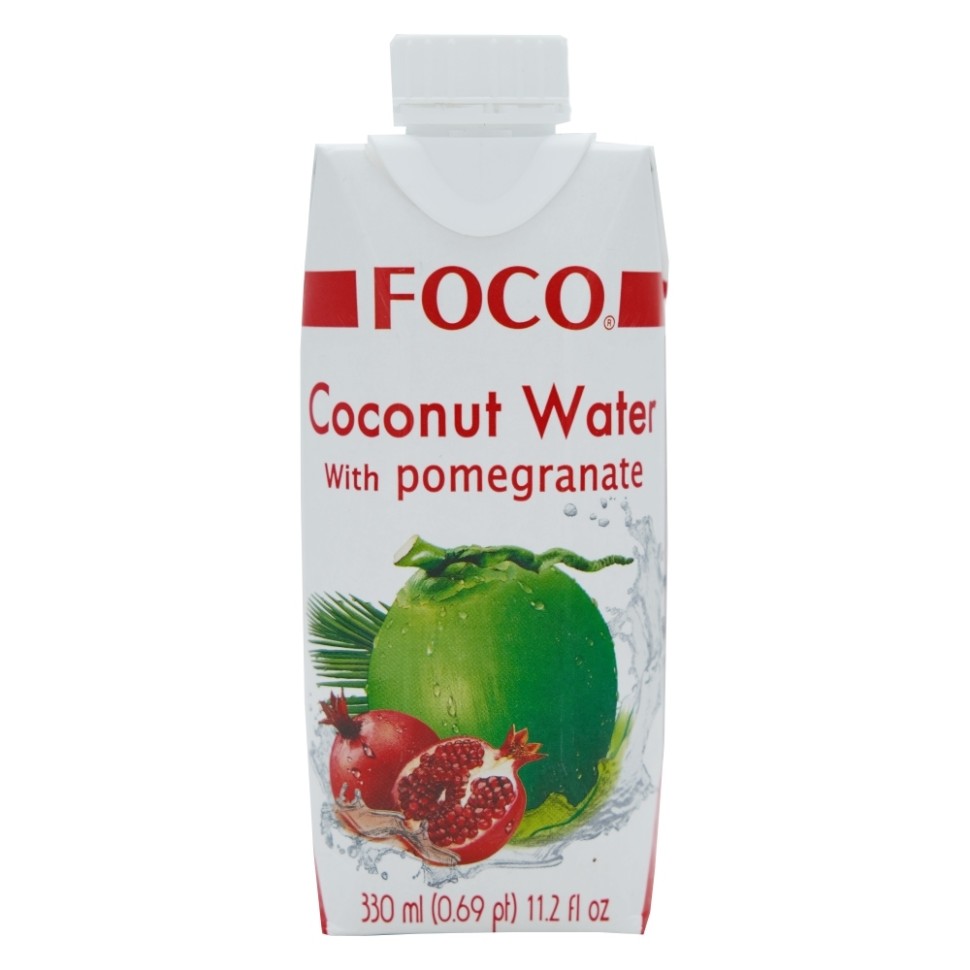 FOCO — Кокосовая вода с соком граната, 330 мл