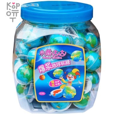 Мармелад Deer DaDa в форме Глобуса, заполненный фруктовым джемом &mdash; Корейские товары для всей семьи(КорОпт)