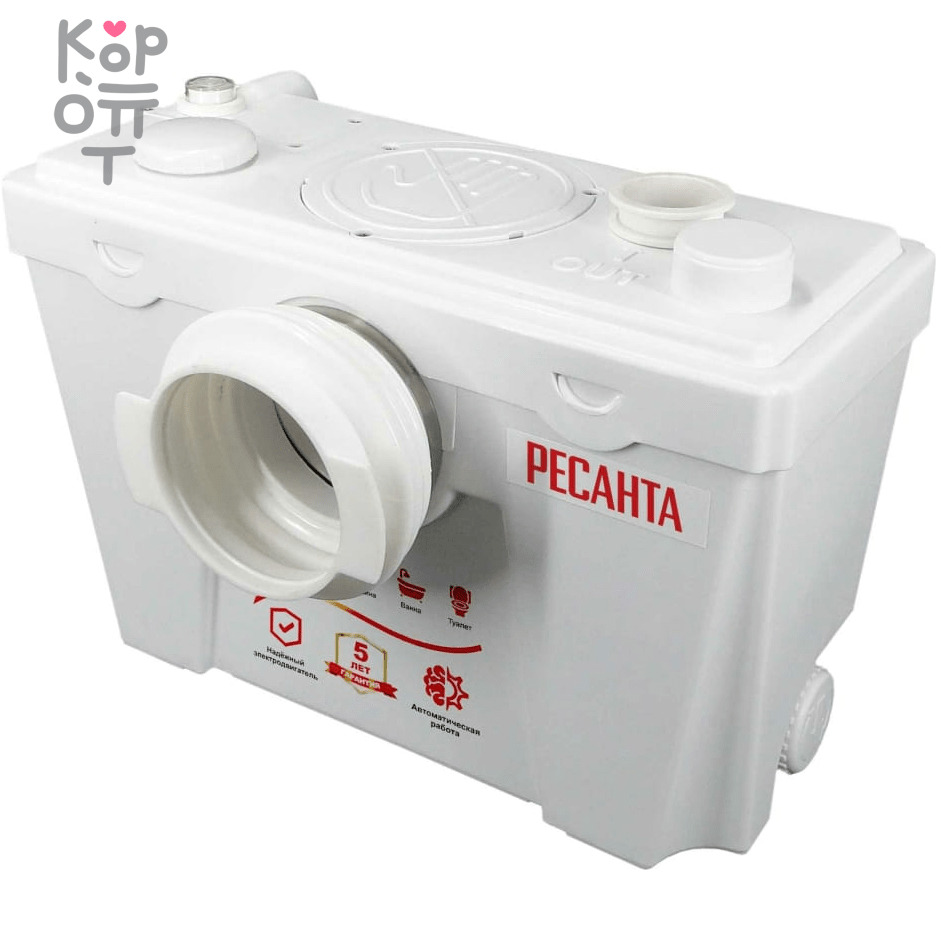 Канализационный насос Ресанта КН 3WC, купить с доставкой на дом фото 1 — Корейские товары для всей семьи(КорОпт)