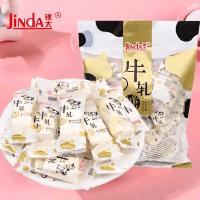 Конфетки Jinda Молочная нуга с Арахисом "Коровка", 500гр.