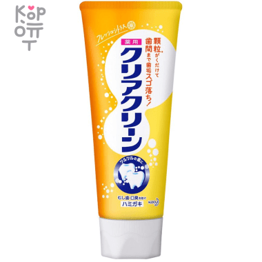 KAO Clear Clean Лечебно-профилактическая зубная паста с микрогранулами (Свежий цитрус) — Корейские товары для всей семьи(КорОпт)