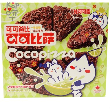 Cocopizza - Шоколадная пицца со вкусом Лимона, 50гр. — Корейские товары для всей семьи(КорОпт)