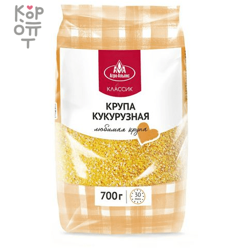 Крупа кукурузная Агро-альянс, 700гр., купить с доставкой на дом фото 1 &mdash; Корейские товары для всей семьи(КорОпт)
