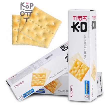 Crown Saltine Cham Crackers - Низкокалорийные крекеры “Чам” с чистым легким вкусом, 56 г, Коробка 24 шт.