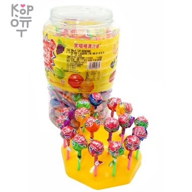 Леденец на палочке LanMing Delicious со вкусом спелых фруктов — Корейские товары для всей семьи(КорОпт)