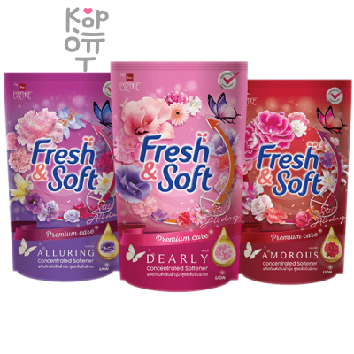 LION Essence Fresh &amp; Soft - Кондиционер для белья 500 мл, мягкая упаковка