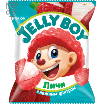 Orion Jelly Boy - Мармелад со вкусом Личи и нежным центром &mdash; Корейские товары для всей семьи(КорОпт)