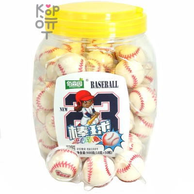 Мармелад Tera Baseball - бейсбольные мячи, заполненные фруктовым джемом