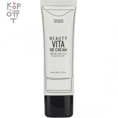 Tenzero Beauty Vita BB Cream Spf 50+ Pa++++ #13 Natural Ivory - Выравнивающий BB-крем с оттенком натуральной слоновой кости 50мл.
