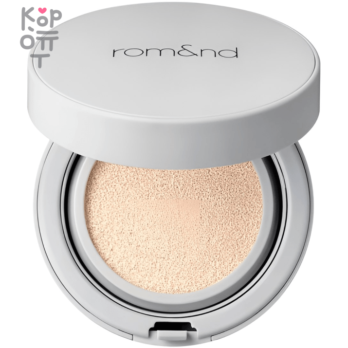 Rom&amp;Nd  Zero Cushion 01 Pure 21 SPF20 PA++ - Тональный кушон с нейтральным финишем в светлом оттенке 14гр., купить с доставкой на дом Перекрывает расширенные поры, скрывает покраснения и другие несовершенства, создаёт гладкое и естественное покрытие, не утяжеляет макияж. 
