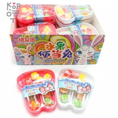 Жевательный мармелад Fruitage Candy Заячьи истории, Фруктовый микс &mdash; Корейские товары для всей семьи(КорОпт)