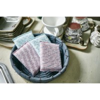 SB CLEAN&CLEAR - Губка для мытья посуды №376 Pastel - 13см*9см*1,5см мягкая