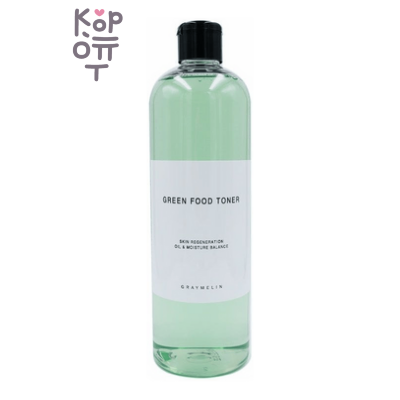 Graymelin Green Food Toner - Восстанавливающий тонер с зеленым комплексом, 500 мл
