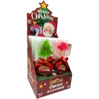 Леденец на палочке с фруктовым вкусом XiYiLai Merry Christmas Lolipop - Новогоднее настроение