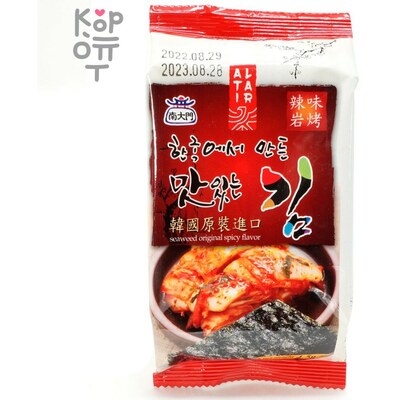 Jinyang Морская капуста хрустящая обжаренная, с красным перцем