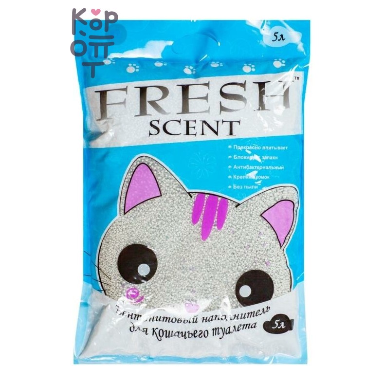 Fresh Scent — бентонитовый наполнитель для кошачьего туалета