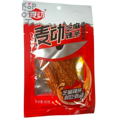 Снэк Maidong Foods Вегетарианский, Чили клуб - Дьявольский перец 80гр., стрипсы