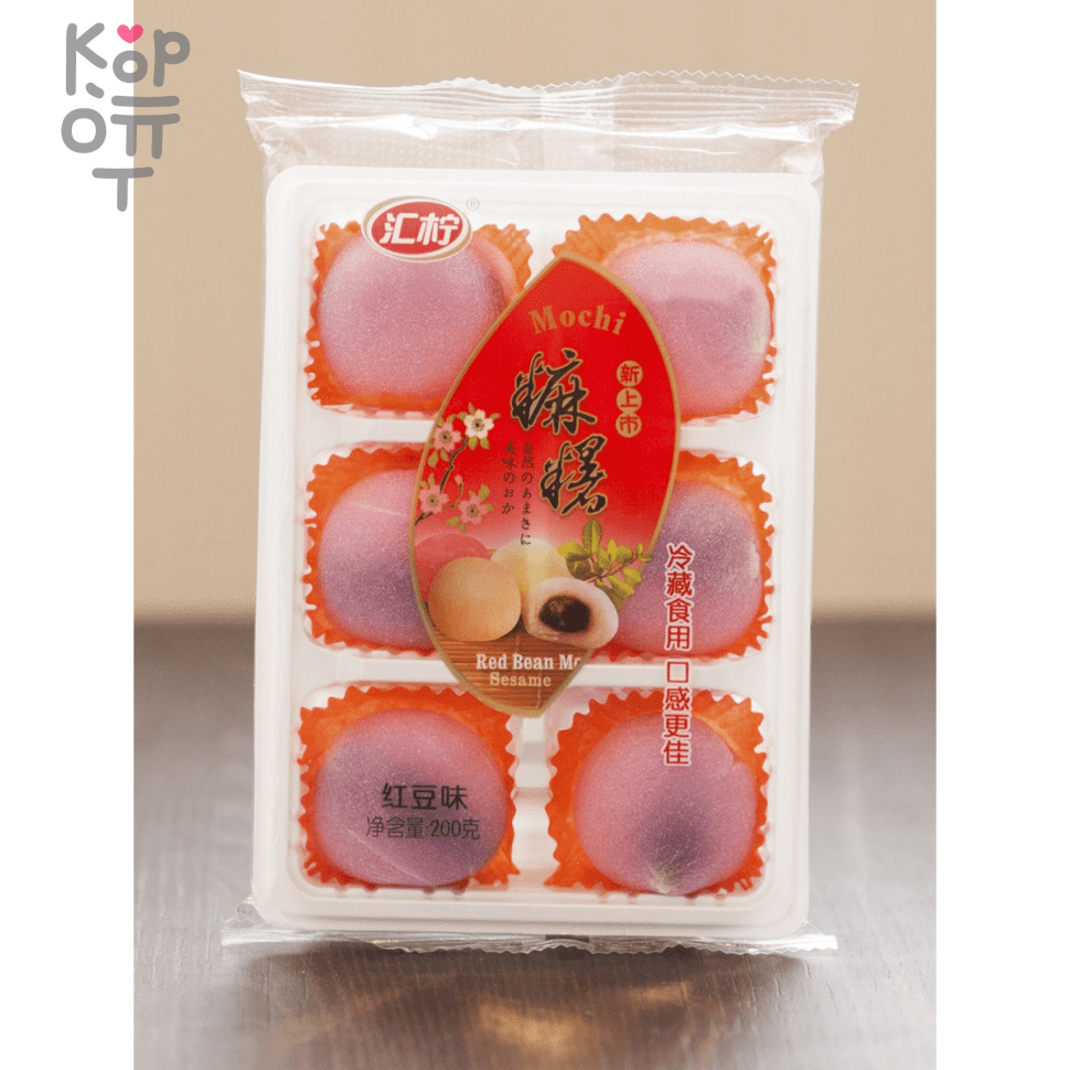 Моти Huining Red Bean с красной фасолью, 200гр. фото 1 &mdash; Корейские товары для всей семьи(КорОпт)