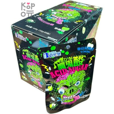 Кислая карамель Mailebao Sour Candy - Весеннее настроение, обострение, кислятина со вкусом зеленого Яблока