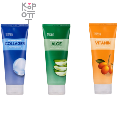 Tenzero Refresh Peeling Gel Aloe - Восстанавливающий пилинг-гель с экстрактом алоэ 180 мл