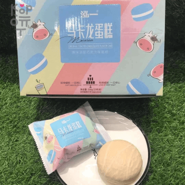 Печенье Чоко Пай Макарун с молочным вкусом Hongyi, (20шт.*25гр.) 500гр. — Корейские товары для всей семьи(КорОпт)