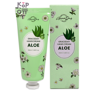 Grace Day Hand Cream Aloe - Успокаивающий крем для рук с экстрактом алоэ, 100 мл
