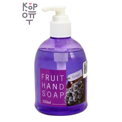 Nagara — Fruit Hand Soap Grape — Мыло жидкое для рук c ароматом винограда, 250 г